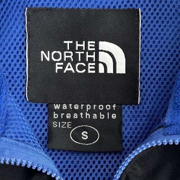 The North Face Gore Windstopper Jacket Womens S Fleece FullZip Blue Black - Picture 1 of 16